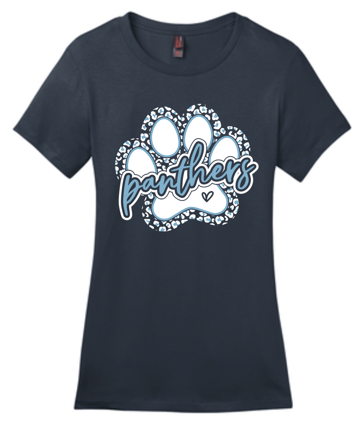 NHS Ladies T Shirt Paw White