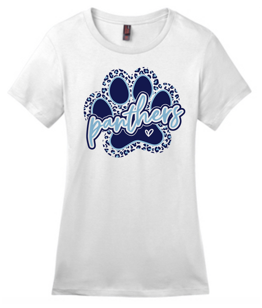 NHS Ladies T-Shirt Paw Navy