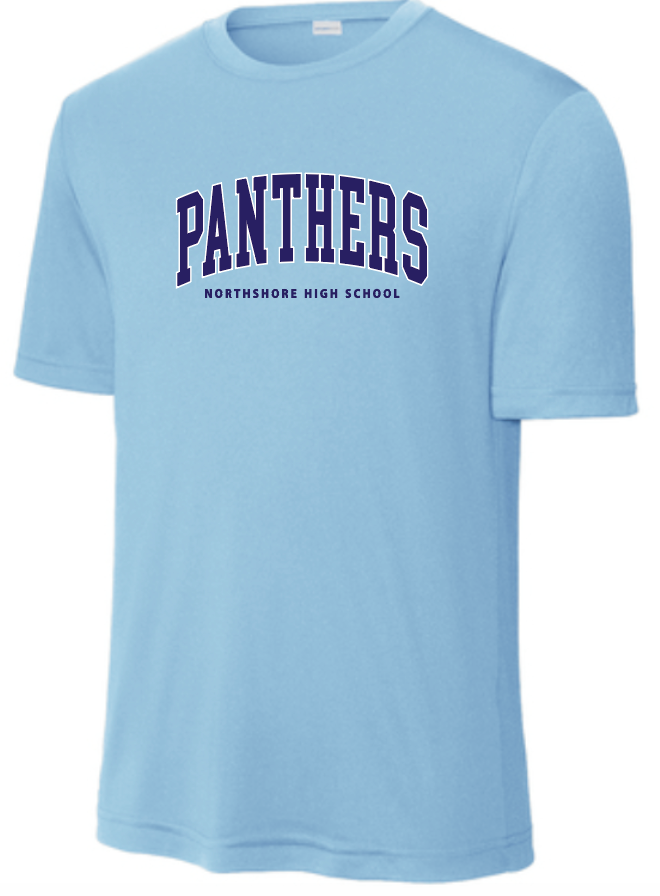 NHS Unisex T Shirt (Panthers Navy Words)