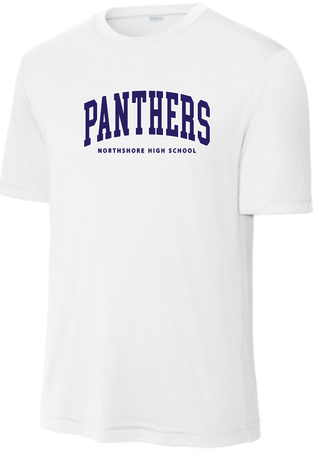 NHS Unisex T Shirt (Panthers Navy Words)