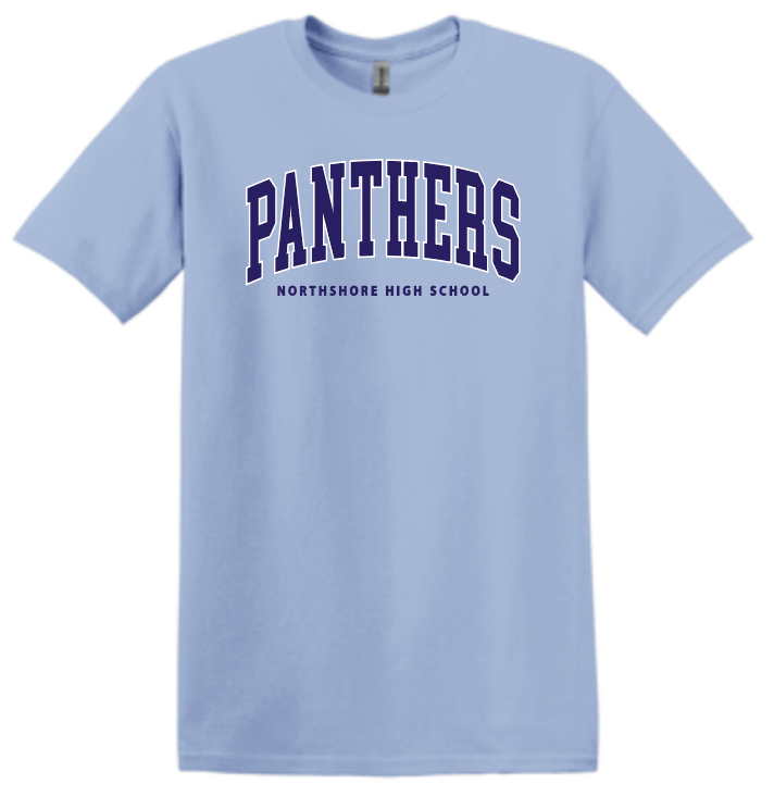 NHS Unisex T Shirt (Panthers Navy Words)