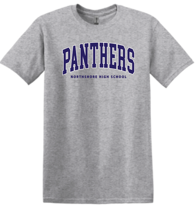 NHS Unisex T Shirt (Panthers Navy Words)