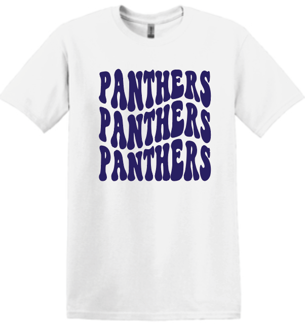 NHS Unisex T Shirt Panthers Navy x3