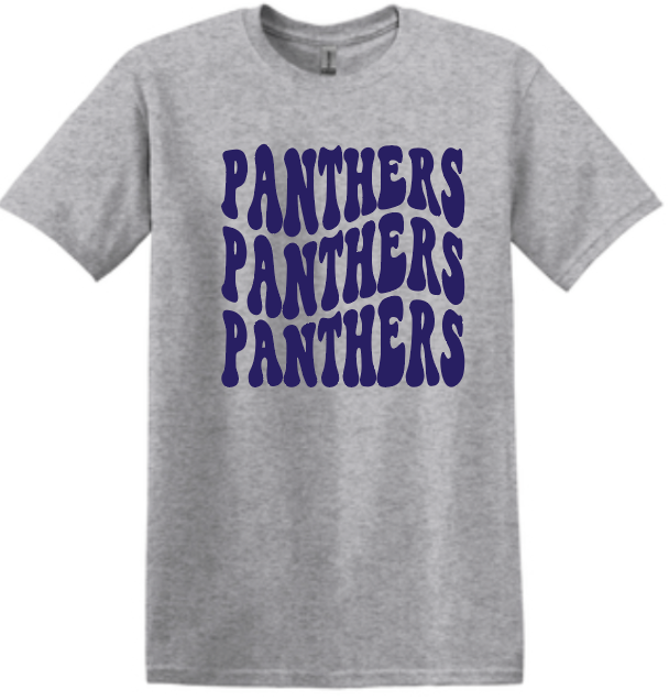 NHS Unisex T Shirt Panthers Navy x3