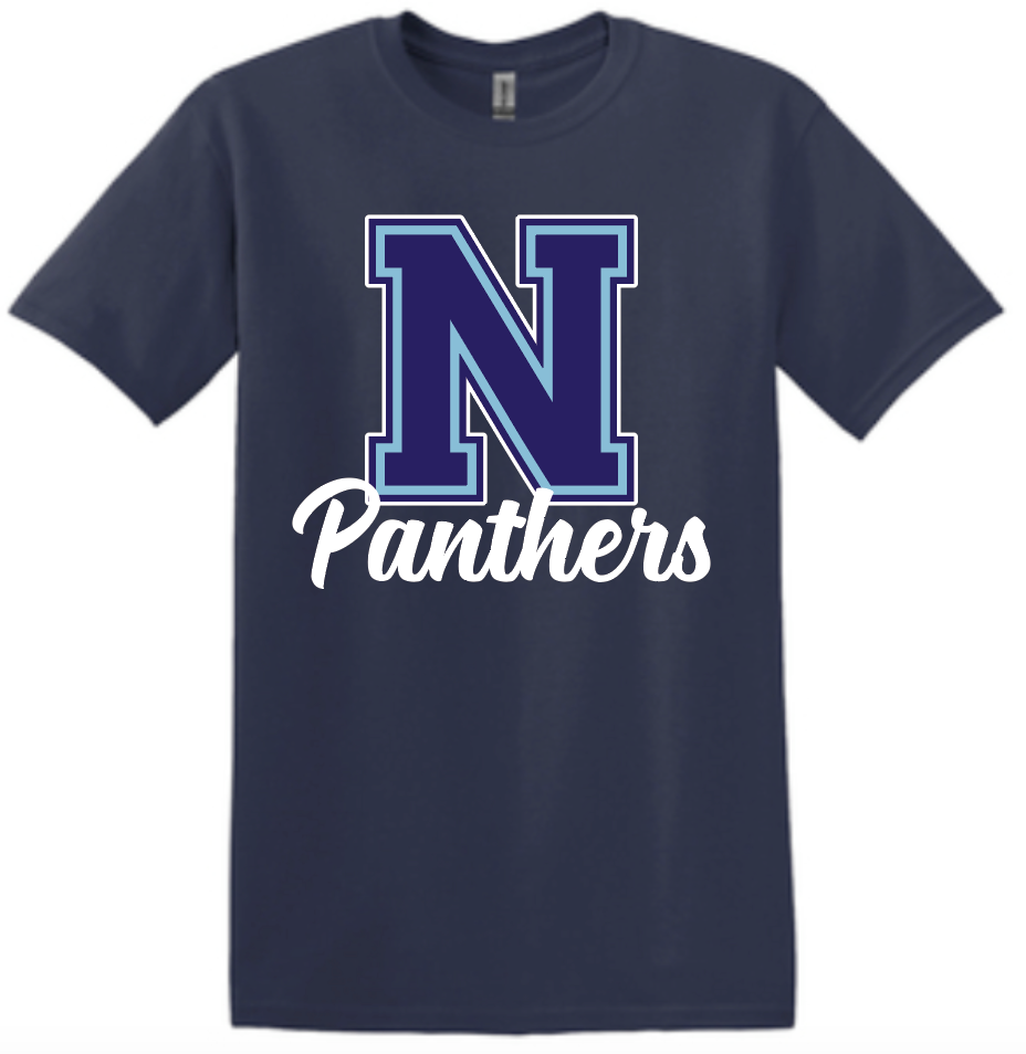 NHS Unisex T Shirt (Navy N w/ Panthers)