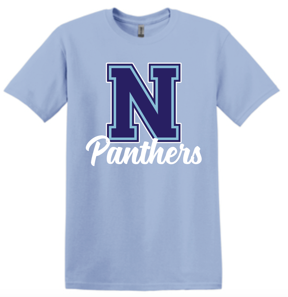 NHS Unisex T Shirt (Navy N w/ Panthers)