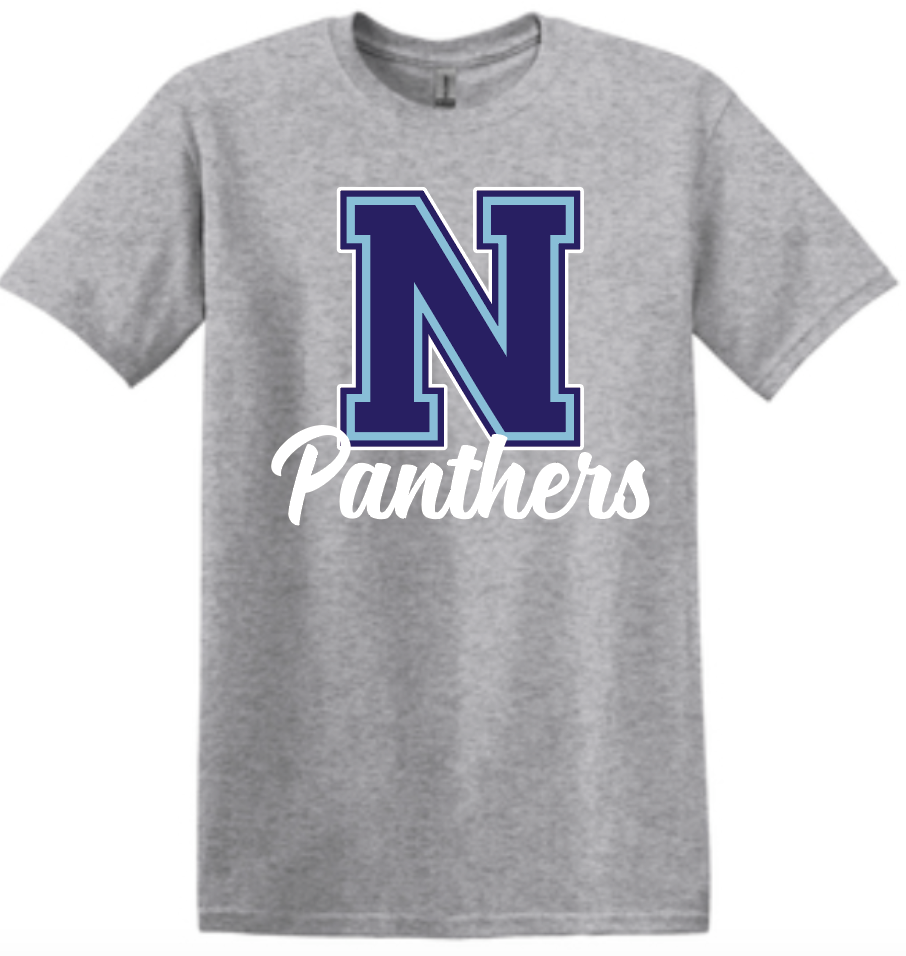 NHS Unisex T Shirt (Navy N w/ Panthers)