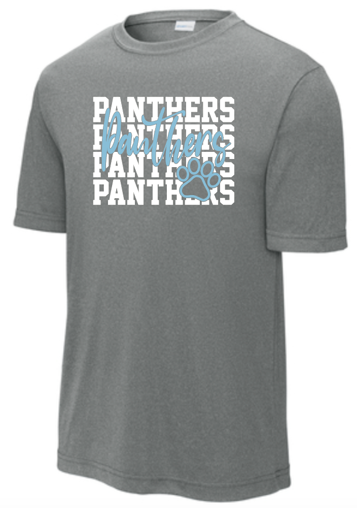 NHS Unisex T Shirt Panthers White Distressed