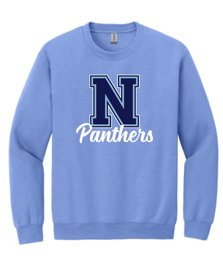 NHS Unisex Crew Neck , Hoodie or Long Sleeve T-Shirt (Navy N w/ Panthers)