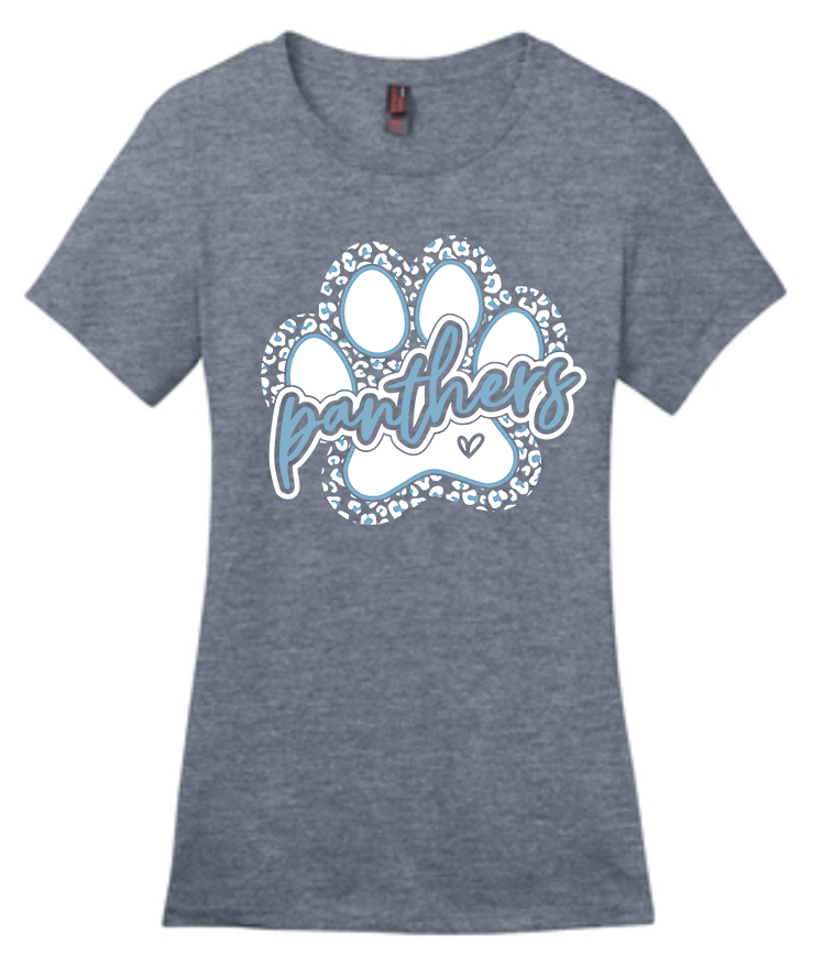 NHS Ladies T Shirt Paw White