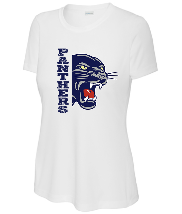 NHS Ladies T Shirt (Panthers Vertical)